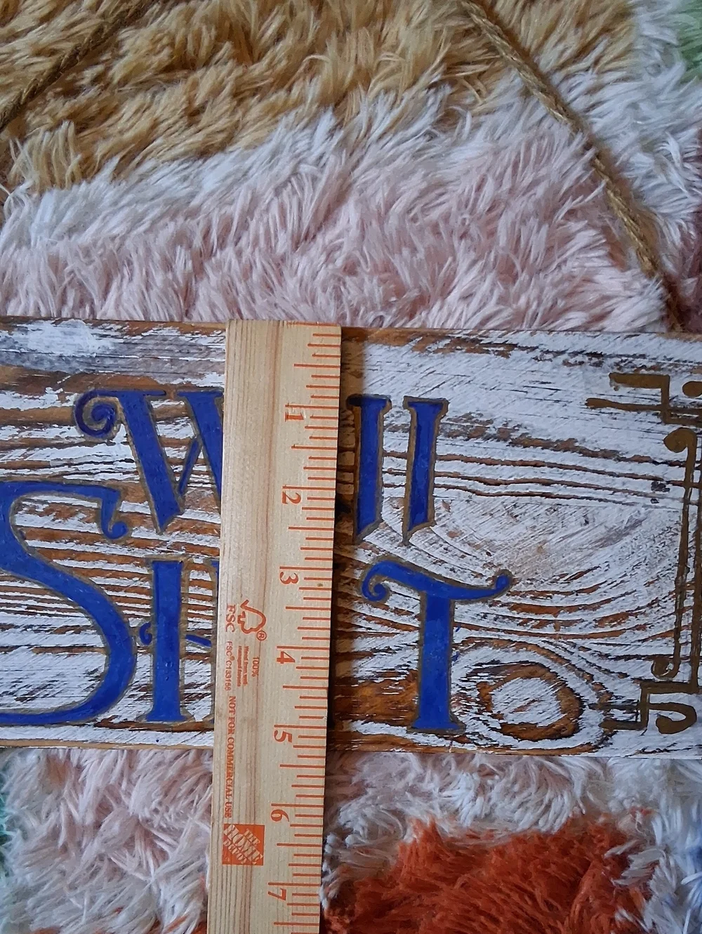 Rustic White and Blue 